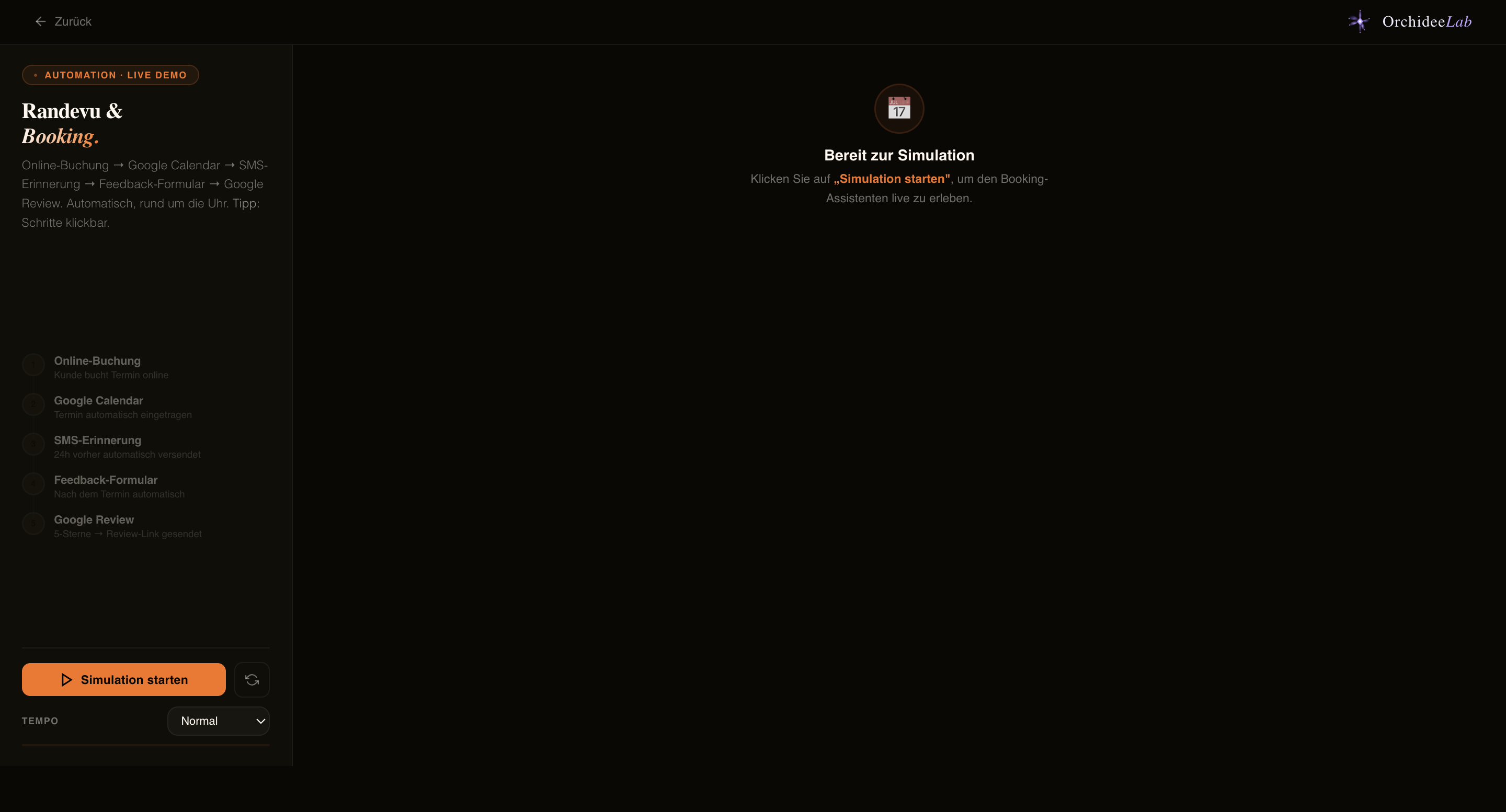 Booking Assistent Preview