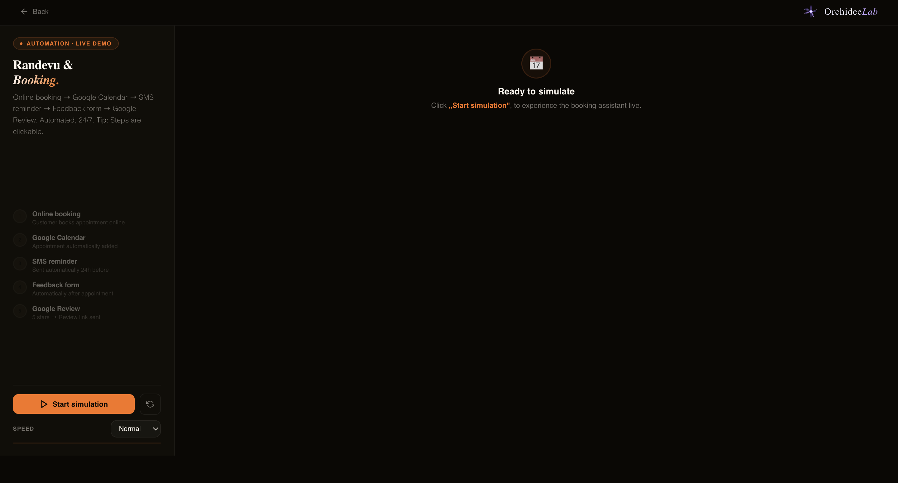 Booking Assistant Preview